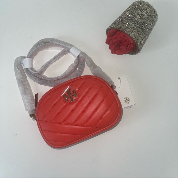 Tory Burch Kira Camera Bag In Bright Samba Color- New W/ Tag & Dust Bag- Reemoly - Picture 3 of 16